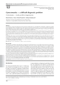 Gynecomastia — a Difficult Diagnostic Problem Ginekomastia — Trudny Problem Diagnostyczny