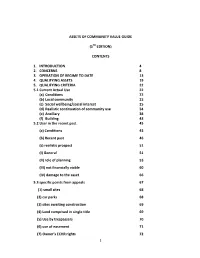 Assets of Community Value Guide