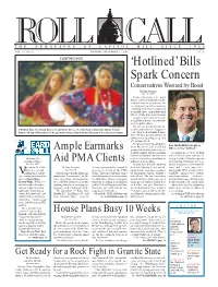 'Hotlined'bills Spark Concern