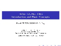 Introduction and Basic Concepts