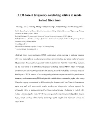 XPM-Forced Frequency-Oscillating Soliton in Mode- Locked Fiber Laser