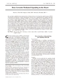 Beta-Arrestin-Mediated Signaling in the Heart