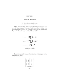 Boolean Algebras