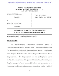 Case 5:11-Cv-00360-OLG-JES-XR Document 1528 Filed 07/31/17 Page 1 of 32