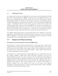 Chapter 3 Affected Environment 3.1