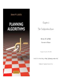 Chapter 4 the Configuration Space