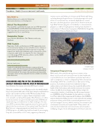 Livelihoods and Phe in the Velondriake Locally