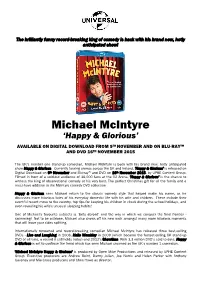 Michael Mcintyre ‘Happy & Glorious’