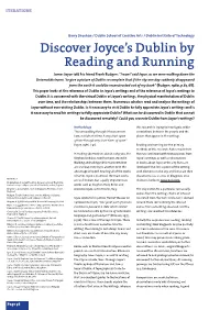 Discover Joyce's Dublin by Reading and Running