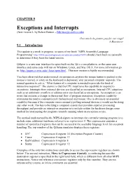 Exceptions and Interrupts (New Version1- by Robert Britton – Bbritton@Csuchico.Edu)