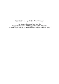 Quantitative Und Qualitative Anforderungen Zur