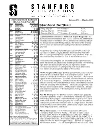 Softball Weekly Release2