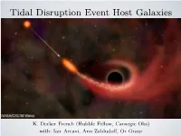 Tidal Disruption Event Host Galaxies