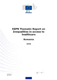 ESPN Thematic Report on Inequalities in Access to Healthcare