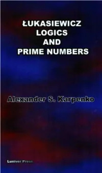 I. Two-Valued Classical Propositional Logic C2 8 1