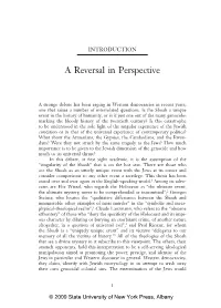 A Reversal in Perspective