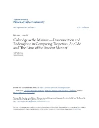 Coleridge As the Marinerâ•Fldisconnection and Redemption In