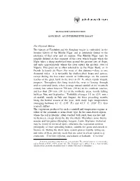 SONGHAY: an INTERPRETIVE ESSAY the Physical Milieu the History of Timbuktu and the Songhay Empire Is Embedded in the Broader