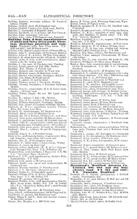 Alphabetical Directory