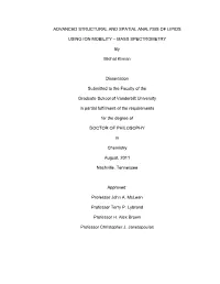 MASS SPECTROMETRY by Michal Kliman Dissertation Submi