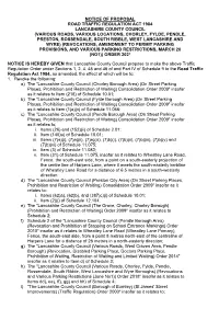 Notice of Proposal.Pdf