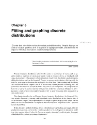 Fitting and Graphing Discrete Distributions
