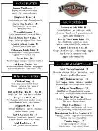 JJ Take out Menu