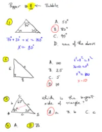 Math 1330 - Section 4.1 Special Triangles