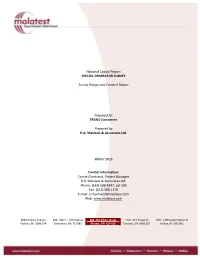 Survey Design and Conduct Report