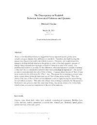 The Discrepancy in Redshift Between Associated Galaxies and Quasars
