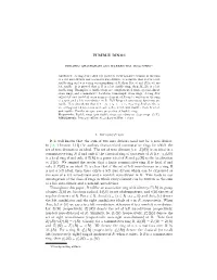 FUSIBLE RINGS 1. Introduction It Is Well-Known That the Sum of Two Zero