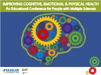 Improving Cognitive, Emotional & Physical Health