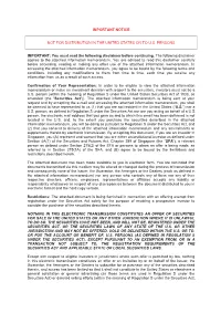 You Must Read the Following Disclaimer Before Continuing