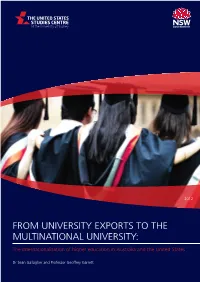 From University Exports to the Multinational University