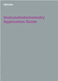 Immunohistochemistry Application Guide