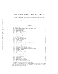 Mathematical General Relativity: a Sampler