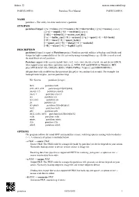 NAME SYNOPSIS DESCRIPTION OPTIONS Man.M.Sourcentral.Org