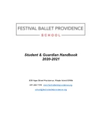 Student & Guardian Handbook 2020-2021