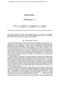 CHAPTER 1 Thallophyta 1