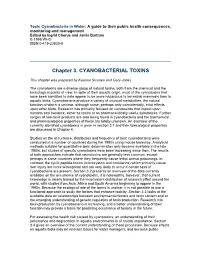 Chapter 3. CYANOBACTERIAL TOXINS