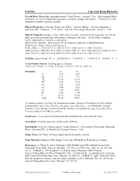 Fettelite [Ag6as2s7][Ag10hgas2s8] - Crystal Data: Monoclinic, Pseudohexagonal