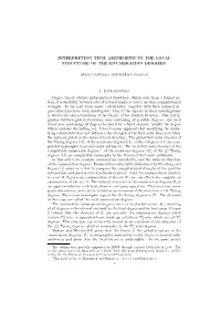 Interpreting True Arithmetic in the Local Structure of the Enumeration Degrees