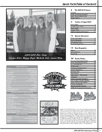 Quick Facts/Table of Contents