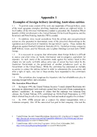 Report:Foreign Bribery