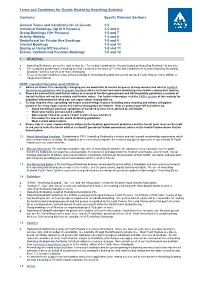Specfic Relevant Sections General Terms and Conditi
