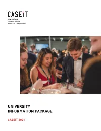 University Information Package