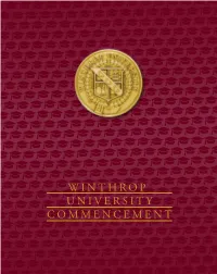 Commencement 2020 Program