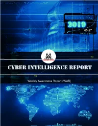Cyber Intelligence Report