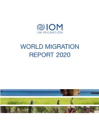 (IOM) (2019) World Migration Report 2020