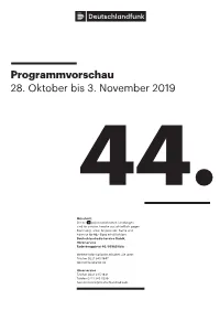 Programmvorschau 28
